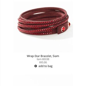 Beautiful wrap star bracelet for the holidays.